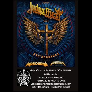 Lee más sobre el artículo Bus para el concierto de Judas Priest en Valencia