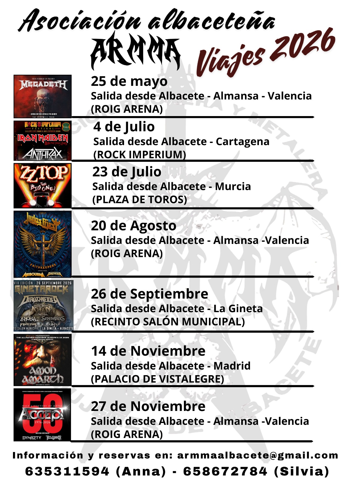 En este momento estás viendo Calendario de viajes organizados para 2026