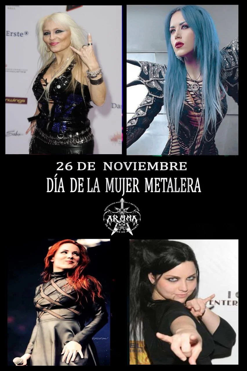 En este momento estás viendo 26N Día de la mujer metalera