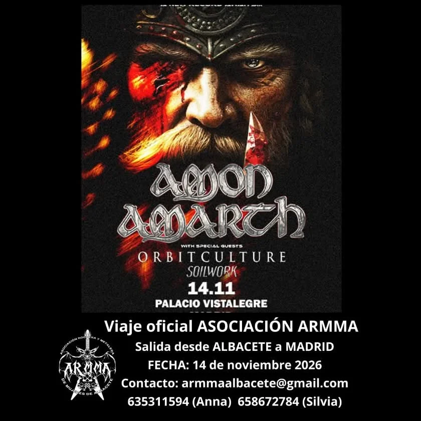En este momento estás viendo Bus para el concierto de Amon Amarth en Madrid